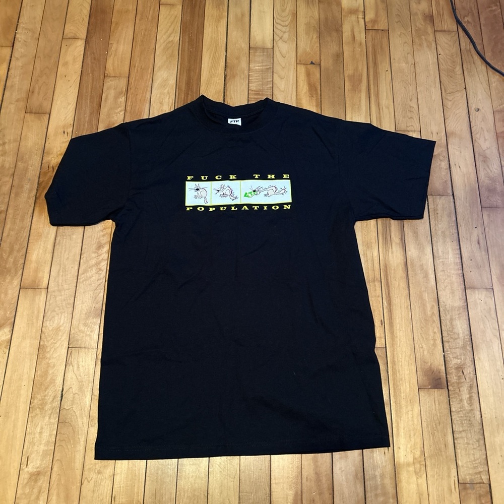 FTP Black Cotton Tee